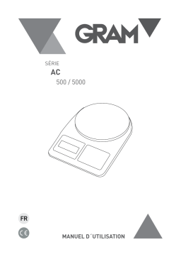 Gram AC Precision Scales Manuel du propriétaire