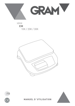 Gram EM Precision Scales Manuel du propriétaire
