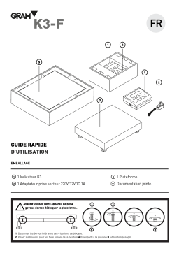 Gram K3-F Industrial Scales Guide de démarrage rapide