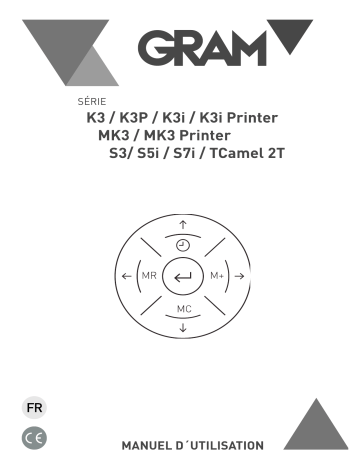 Gram RABBIT Industrial Scales Manuel du propriétaire | Fixfr