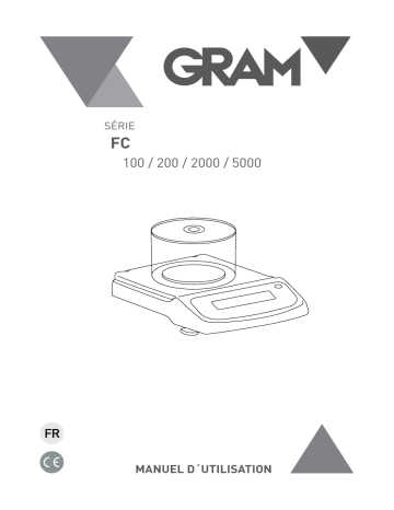 Gram FC Precision Scales Manuel du propriétaire | Fixfr