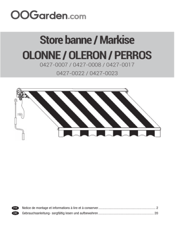 0427-0023 | 0427-0008 | OLONNE | PERROS | 0427-0007 | 0427-0017 | 0427-0022 | OOGARDEN OLERON Mode d'emploi | Fixfr