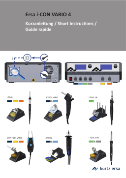 ersa I-CON VARIO 4 Guide de démarrage rapide