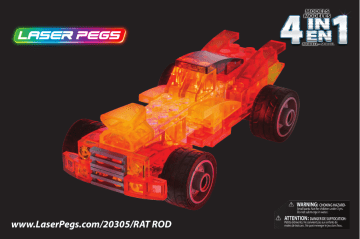 Laser Pegs 20305 Rat Rod Manuel du propriétaire | Fixfr