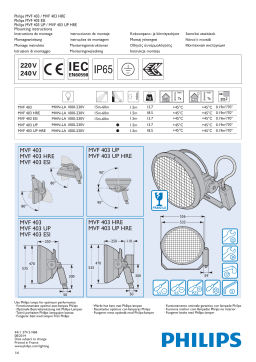 Philips MVF403 MHN-SA2000W A1 SI Mode d'emploi