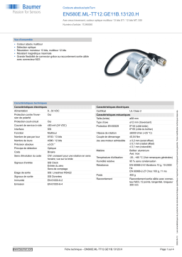 Baumer EN580E.ML-TT12.GE11B.13120.H Absolute encoder Fiche technique