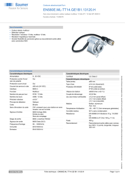 Baumer EN580E.ML-TT14.GE1B1.13120.H Absolute encoder Fiche technique