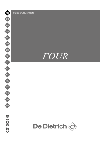 De Dietrich DOP8786A Four pyrolyse Une information important | Fixfr