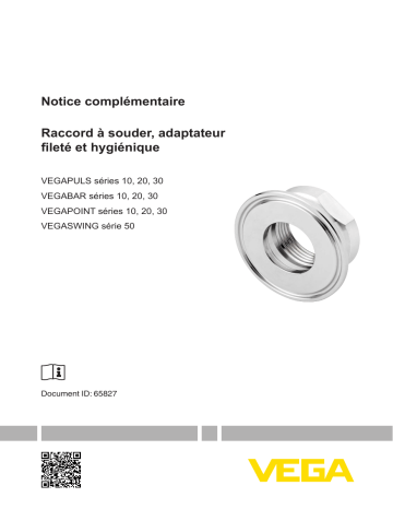 VEGABAR 19 | Welded socket VEGAPOINT | VEGASWING 51 | VEGAPOINT 23 | Hygienic adapter for G½