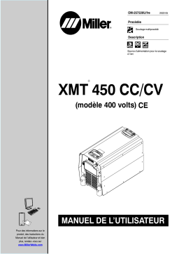 Miller XMT 450 CC/CV (400 VOLT MODEL) CE NB332502U-ZZ222222 Manuel du propriétaire