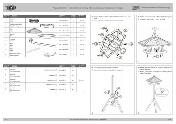 Trixie 5572 Mangiatoia Mode d'emploi | Fixfr