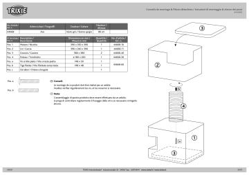 Trixie 44668 Tiragraffi XXL Ava  Mode d'emploi | Fixfr