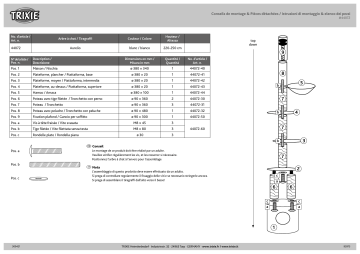 Trixie 44072 Tiragraffi Aurelio, raggiunge il soffitto  Mode d'emploi | Fixfr