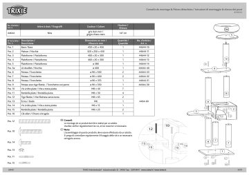 Trixie 44644 Tiragraffi Nita  Mode d'emploi | Fixfr