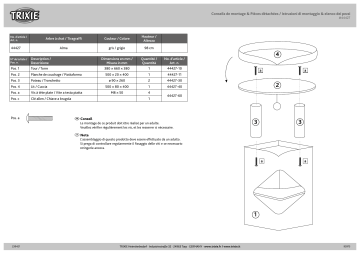 Trixie 44427 Cat Tower Arma Mode d'emploi | Fixfr