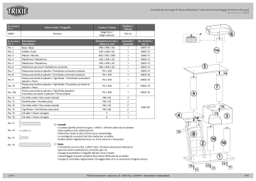 Trixie 43831 Tiragraffi Montoro  Mode d'emploi | Fixfr