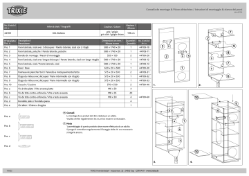 Trixie 44709 Cat Tower XXL Stefano Mode d'emploi | Fixfr