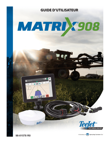 TeeJet Matrix 908 Mode d'emploi | Fixfr