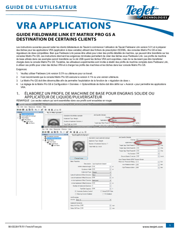 TeeJet Fieldware Link Manuel utilisateur | Fixfr