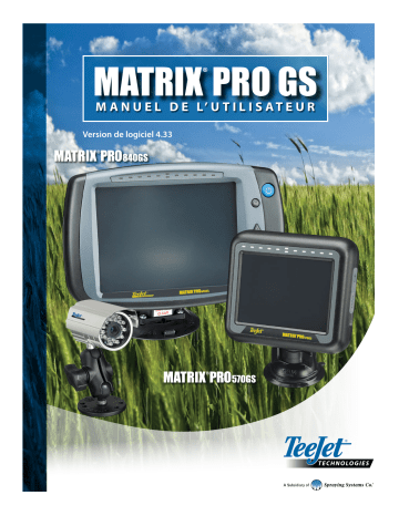 TeeJet Matrix Pro 570GS & Matrix Pro 840GS Manuel utilisateur | Fixfr