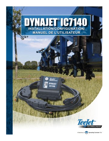 TeeJet DYNAJET IC7140 Manuel utilisateur | Fixfr