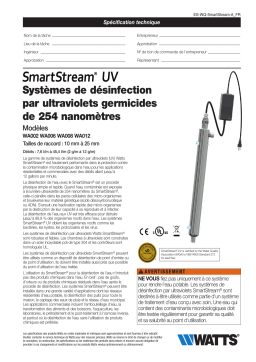 Watts BCD - SmartStream A spécification