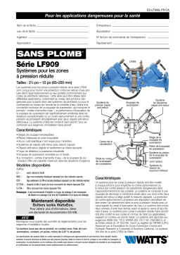 Watts LF909 spécification