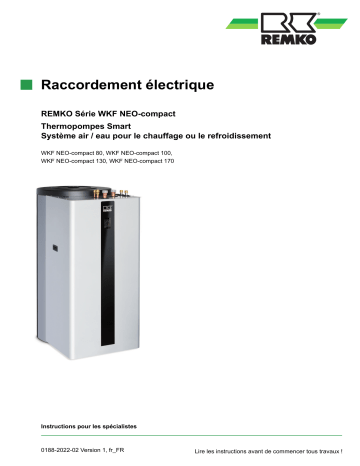 Remko WKF130Neocompact-Elektrik Manuel utilisateur | Fixfr