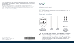 Arlo Security Sign (AYS1000) Guide de démarrage rapide