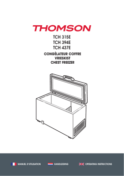 Thomson TCH315E Freezer Mode d'emploi