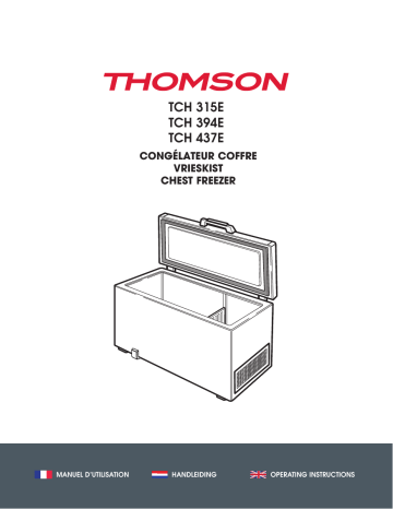 TCH394E | TCH437E | Thomson TCH315E Freezer Mode d'emploi | Fixfr