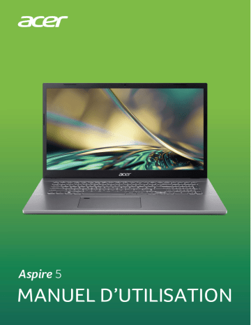 Acer Aspire A517-53G Notebook Manuel utilisateur | Fixfr