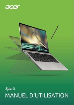 Acer SP514-51N Notebook Manuel utilisateur