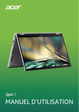 Acer SP314-55N Notebook Manuel utilisateur