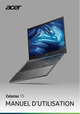 Acer Extensa 215-55G Notebook Manuel utilisateur