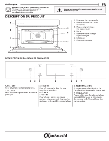 Bauknecht EMDK9 P638 PT Microwave Manuel utilisateur | Fixfr