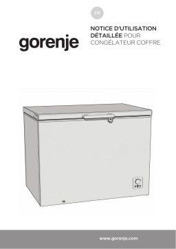 Gorenje ZS4608T Congélateur coffre FH451CW Une information important