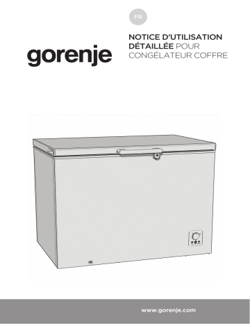 Gorenje ZS4608T Congélateur coffre FH451CW Une information important | Fixfr