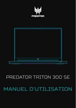 Acer Predator PT316-51s Notebook Manuel utilisateur