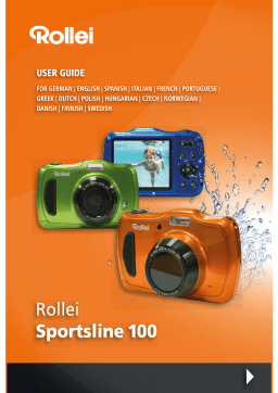 Rollei Camera Sportsline 100 Manuel utilisateur