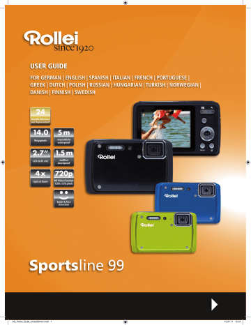Rollei Camera Sportsline 99 Manuel utilisateur | Fixfr