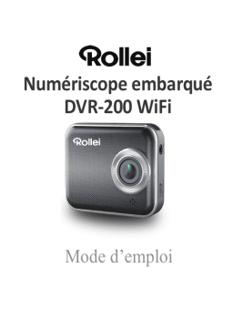 Rollei DashCam Car DVR-200 Manuel utilisateur