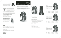 Osprey Exos Manuel du propriétaire
