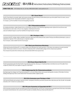 Park Tool ES-1 & ES-2 Manuel utilisateur