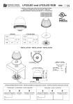 Federal Signal LP22LED RGB StreamLine&reg; Low Profile Multicolor LED Light Manuel utilisateur