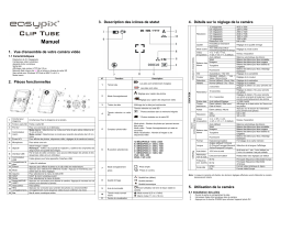 Easypix ClipTube Manuel utilisateur