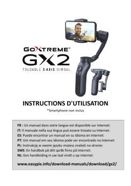 Easypix GoXtreme Gimbal GX2 Manuel utilisateur