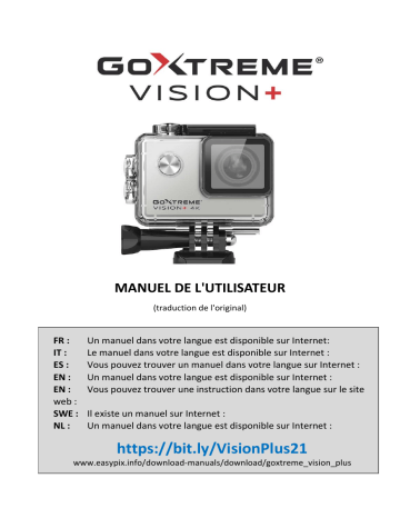 Easypix GoXtreme Vision+ Manuel utilisateur | Fixfr