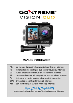 Easypix GoXtreme Vision DUO Manuel utilisateur