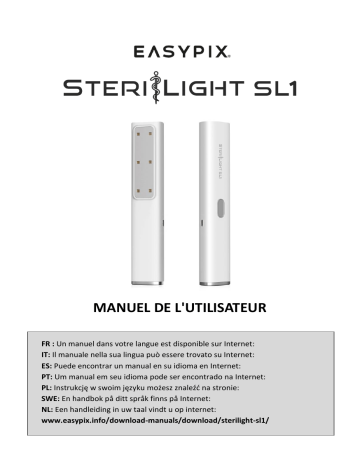 Easypix SteriLight SL1 Manuel utilisateur | Fixfr